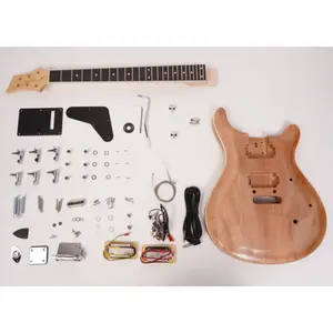 Nhà Máy Trực Tiếp Điện Guitar Prs DIY Bộ Dụng Cụ Dây Cụ Guitar Tùy Biến Kit Bán Hoàn Thành Guitar Cơ Sở Áo Sơn
