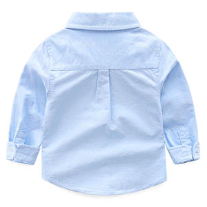 Achetez directement auprès du fabricant chinois de nouvelles chemises polo amusantes pour enfants en coton Oxford à blocs de couleur et à manches raglan. - Product Image 6