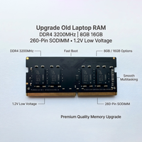 Revive tu Laptop Antigua con Memoria RAM DDR4 de 3200MHz, 8GB/16GB SODIMM para Arranque Rápido y Multitarea Fluida
