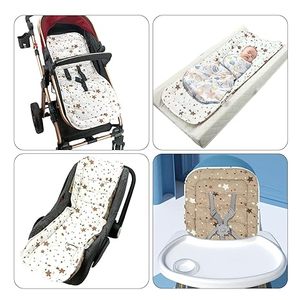 Nouveau-né coton biologique <span class=keywords><strong>bébé</strong></span> poussette coussin voyage <span class=keywords><strong>matelas</strong></span> à langer infantile adapté <span class=keywords><strong>matelas</strong></span> imperméable - Product Image 3