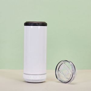 DSY Gobelet Isotherme Électronique 4-en-1 en Acier Inoxydable 16oz avec Haut-parleur Musical Sans Fil à Chargement USB et Design par Sublimation - Product Image 1