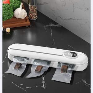 New Home Digital Display Automatic Vacuum Sealing Machine Household Kitchen <b>Plastic</b> Sealing Packaging Machine With10 Vacuum Bags - Product Image 4