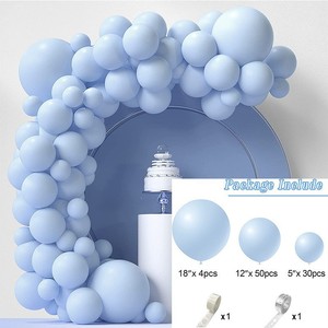Juego de globos de guirnaldas de látex de color sólido para bodas, cumpleaños, decoraciones para fiestas de San Valentín - Product Image 4