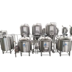 Turnkey Project 1000L 1000 Liter 10HL Compleet Micro Bier Brouwerij Apparatuur Industriële Ambachtelijke Bier Brouwen Apparatuur Te Koop