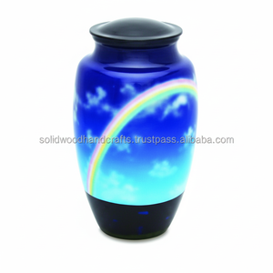 Urnas de cremación decorativas de latón para cenizas de adultos, urnas hechas a mano para hombres y mujeres, urnas decorativas, urnas funerarias - Product Image 1