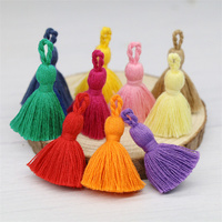 En Stock plusieurs couleurs Mini 3cm-gland en coton