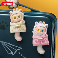 NOUVEAU 100% Labubu POPMART Original the MONSTERS Cat Mode on Fridge Magnet Blind Box Labubu Sweet Peek Vinyl Plush Toys for Gifts