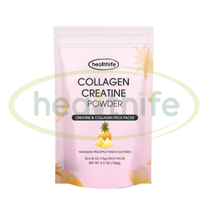 Boisson énergisante instantanée de marque privée OEM Poudre de monohydrate de collagène de protéine Créatine Saveur d'ananas Bâtonnets de collagène de créatine - Product Image 1