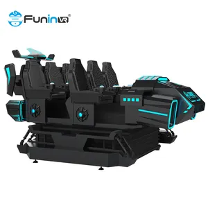 Professional New Technology Virtual Reality 9D Cinema Seats Vr Dark Mars Vr 9D Cinema For 6 Seater Chair 360 Flight Simulator