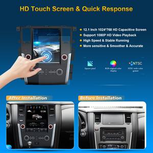 Autoradio Android 12,1 pouces pour Nissan Patrol <span class=keywords><strong>2010</strong></span>- / Infiniti QX80 2013- Écran tactile GPS Radio multimédia Unité principale CarPlay Caméra - Product Image 3