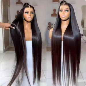 13x6 nguyên liệu Ấn Độ tóc HD ren phía trước Tóc Giả Trinh Nữ lớp biểu bì phù hợp glueless tóc giả tóc con người ren phía trước tóc giả cho phụ nữ da đen - Product Image 3