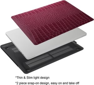 <span class=keywords><strong>Custodia</strong></span> Rigida Personalizzata in Pelle PU Effetto Coccodrillo per Laptop <span class=keywords><strong>MacBook</strong></span> Neo Air 13 13.3 13.6 15 Pro 13 <span class=keywords><strong>14</strong></span> 16 Pollici M5 M4 M2 - Product Image 3