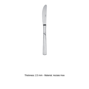 Couteau de table Monaco, manche solide, acier inoxydable 18/C, épaisseur 2,5 mm, 010Cutamon7 - Product Image 3