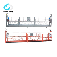 Plateforme suspendue Cloud-party en aluminium pour la construction de façades et de murs extérieurs