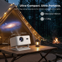 Proyector Hotack Wholesale X4AA Full HD 3500 Lúmenes, Cine en Casa, Video 4k, Proyector Inteligente Android, TV Whale, Proyector para Acampar al Aire Libre