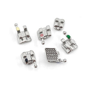 치아 교정 용 치과 도구 교정기 금속 브래킷 <span class=keywords><strong>MIM</strong></span> 모노 블록 로스 <span class=keywords><strong>MBT</strong></span> 022 018 후크 345 치과 액세서리 - Product Image 3