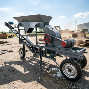 Concasseur à marteaux diesel portable haute efficacité pour pierre, minerai, calcaire, granit, carrière et déchets de construction - Product Image 1