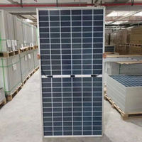 Panneaux solaires de support panneau photovoltaïque transparent bi panneaux solaires faciaux 440w 450w pour serres