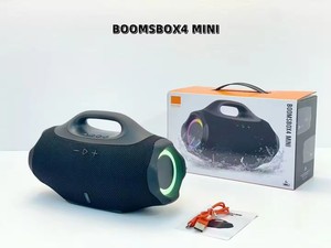 Enceinte portable sans fil 15W Boombox4 Mini LED avec super basses, subwoofer, étanche, lecteur de <span class=keywords><strong>musique</strong></span> sportif, cadeau pour <span class=keywords><strong>la</strong></span> maison, colonne RGB Partybox - Product Image 4
