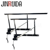 Jinruida Vérin hydraulique électrique robuste en acier pour cadre de coffre de rangement de lit, avec support de quincaillerie amortisseur, Modèle JRD-CYJSQ