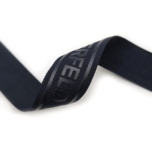 Custom Black Polyester Webbing Alphabet Printed High Tenacity <b>Bags</b> Accessory <b>Straps</b> - Product Image 1