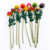 Fleur artificielle de protée coussin de fleurs en gros pour bouquets de mariée, décoration intérieure et arrangements floraux