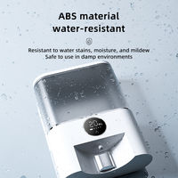 Distributeur automatique de bain de bouche mural portable, rechargeable, 500 ml, sans contact, avec logo personnalisé, pour enfants, adultes et couples, idéal pour la salle de bain