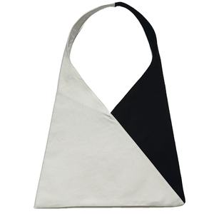 <span class=keywords><strong>2026</strong></span>定制棉帆布2色三角手提袋手提包单肩包购物袋 - Product Image 2