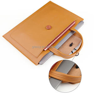 Funda <span class=keywords><strong>de</strong></span> Piel Sintética para Portátil con Logotipo Personalizado, Estilo Oficina, para Hombre, Funda para Portátil, Maletín, Bolsa para Ordenador <span class=keywords><strong>de</strong></span> Negocios - Product Image 5