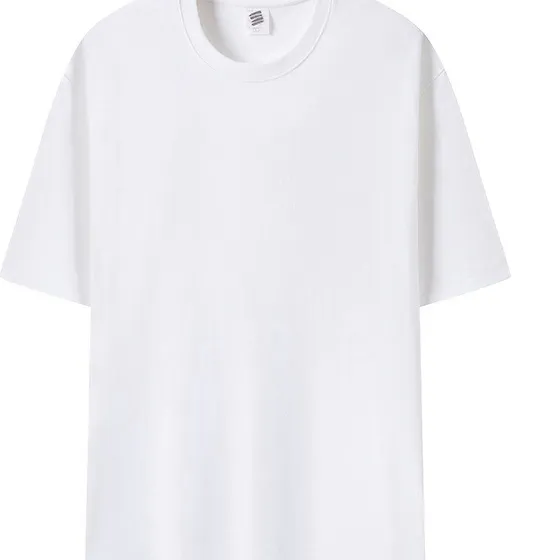 Personalización rápida casual colores impresos personal perfecto Drop-shoulder manga camisetas en blanco para hombres