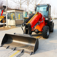 Nouveau mini chargeur sur pneus CE/EPA Chine 1,5 tonne 2 tonnes 3 tonnes petit chargeur télescopique compact à vendre