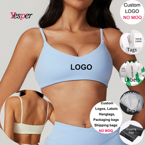 Women's Custom Yoga Bra Crop <strong>Top</strong> Quick Drying Fitness Vest Beautiful Back <strong>Tight</strong> <strong>Fitting</strong> for Running Sports Plus Size Gym Bra - Product Image 1