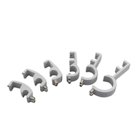 Accessoires pour cylindres pneumatiques NPPC, série de pinces fixes PI 125, montage avec alvéole de 125 mm, en alliage et aluminium