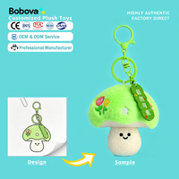 Jouet en peluche champignon fantaisie personnalisé OEM ODM, porte-clés pendentif de haute qualité, ornement mignon et adorable, trésor en gros pour tous
