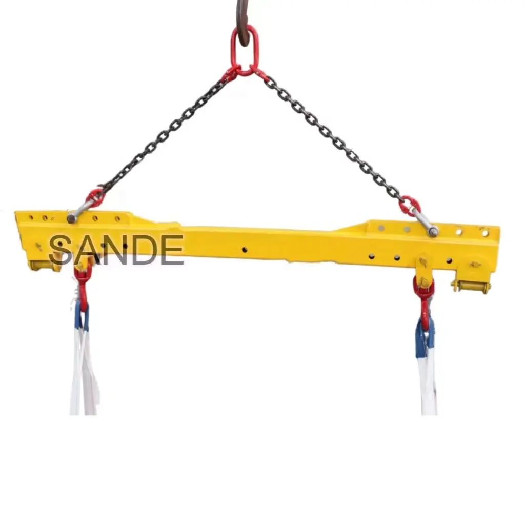 Sande bán có thể điều chỉnh spreader nâng chùm xe nâng file đính kèm cho nâng