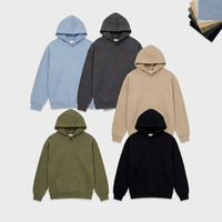 Sweat à capuche oversize uni pour homme, impression numérique personnalisée, 100 % coton tricoté, anti-plis, avec poche