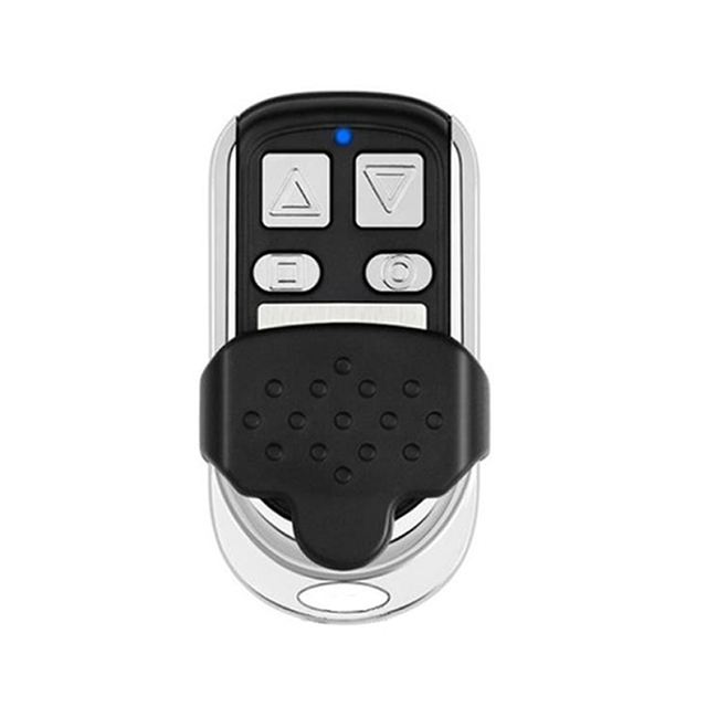 Universal 4-Button Long Range Wireless 12V 27A RF Remote Control Automatic 433 MHz Plastic Garage Door Opener and Auto Gate