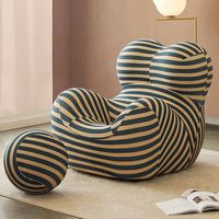 Fauteuil inclinable moderne pour salon et chambre, canapé sectionnel en tissu, chaise de lecture paresseuse pour balcon