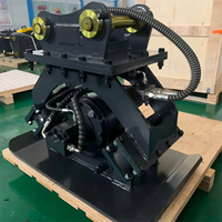 Compacteur de plaques hydraulique haute fréquence pour excavatrice, idéal pour le remblaiement de fossés et les travaux d'aménagement paysager, compatible avec les excavatrices de 5t, 7t, 8t, 9t