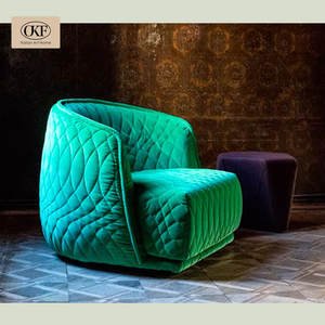 Canapé d'angle moderne OKF 2025, ensemble minimaliste 2 places pour hôtels et villas, revêtement en cachemire, structure en bois massif, garnissage en coton - Product Image 6