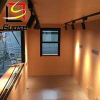 Magasin de café de Bar mobile sur mesure, conteneur d'expédition de 20 pieds, café