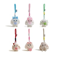 Llavero de peluche creativo con forma de oso de peluche, accesorio para bolso, diseño de dibujos animados