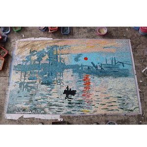 <strong>Tile</strong> Picture Flower Design Marble Mosaic Pattern on Wall - Product Image 2