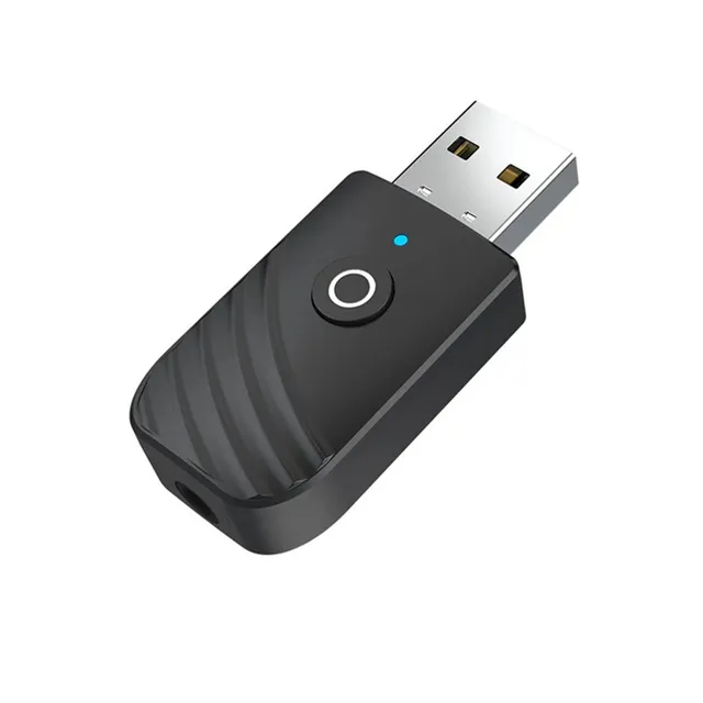 Bluetooth-compatible Dongle 3 in 1 BT5.0 USB Adapter Stereo Audio Transmitter Receiver for TV Computer Car Earphone Headset