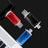 Clé USB personnalisée avec logo, TYPE-C OTG USB3.0 2 en 1, clé USB haute vitesse, mémoire stick 8GB 16GB 32GB 64GB 128GB 256GB