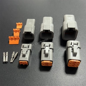 Deutsch DTP loạt 6pin nữ không thấm nước ô tô điện xe nối DTP04-6P/DTP06-6S với thiết bị đầu cuối - Product Image 1