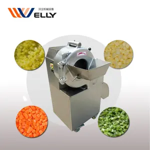 Industrial cube cutting commercial vegetable dicer carrot onion kiwi fruit apple mango vegetable dicer machine
