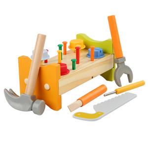 QI de l'apprentissage précoce des bébés Jeu de blocs de construction <span class=keywords><strong>en</strong></span> <span class=keywords><strong>bois</strong></span> à visser pour filles, jouet éducatif EN71 - Product Image 5