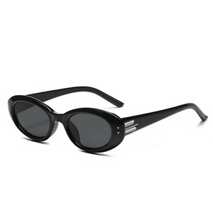 Nuovi Occhiali da Sole Polarizzati GM Cat-Eye Vintage da Donna, Montatura Ovale <span class=keywords><strong>di</strong></span> Alta Gamma per Viso Piccolo, Stile Street Photo Europeo Americano - Product Image 3