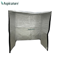 Housse de palette en bulles aluminisées entièrement enveloppante, taille personnalisée, protection thermique pour l'expédition en conteneur